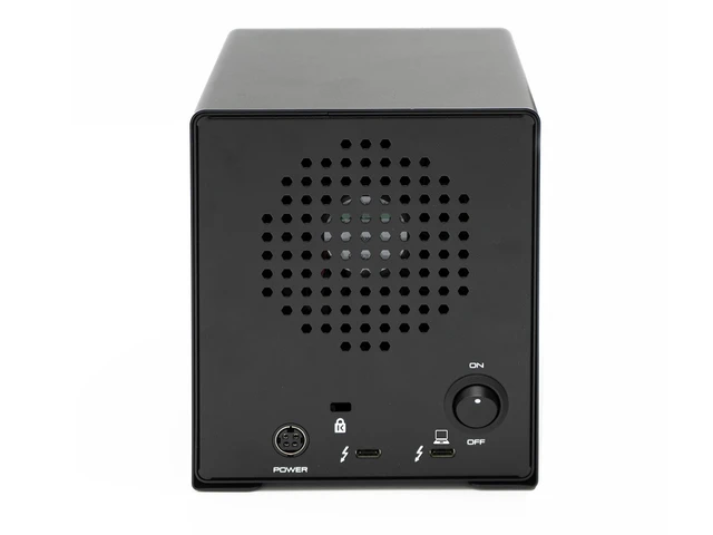 Alt view image 5 of 7 - BLACKJET TX-4DS 4-Bay Thunderbolt 3 Docking System