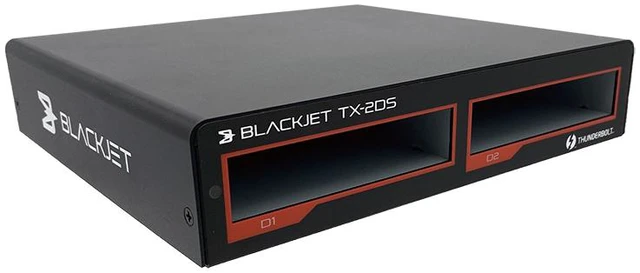 Main image of BLACKJET TX-2DS 2-Bay Thunderbolt 3 Docking System