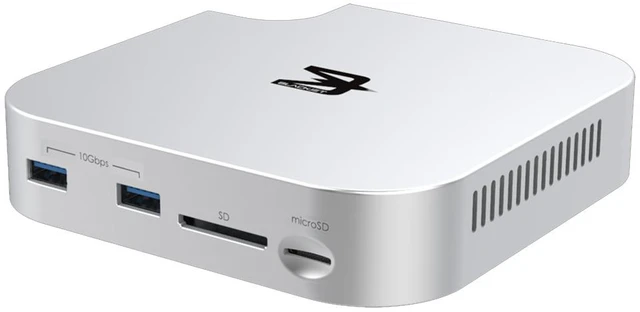 Main image of BLACKJET MiniRaiden Thunderbolt 5 Dock for Mac Mini M6/M5 Pro/M4