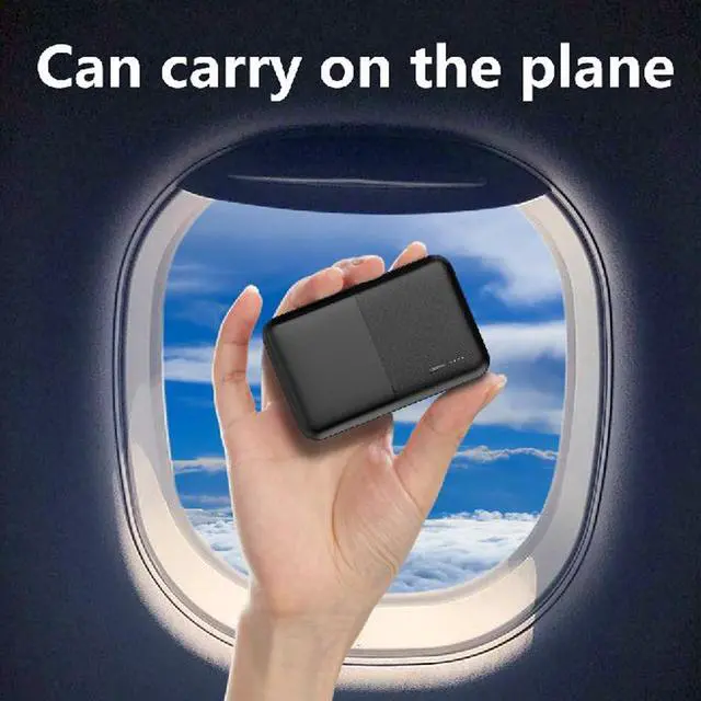 Alt view image 7 of 7 - JONKUU 10000mAh High-Capacity Power Bank With Dual USB Outputs, 5V/2.4A Fast Charging, Multiple Connectors (Type-C, Micro, USB-A), Ideal For Heated Vest And Mobile phone