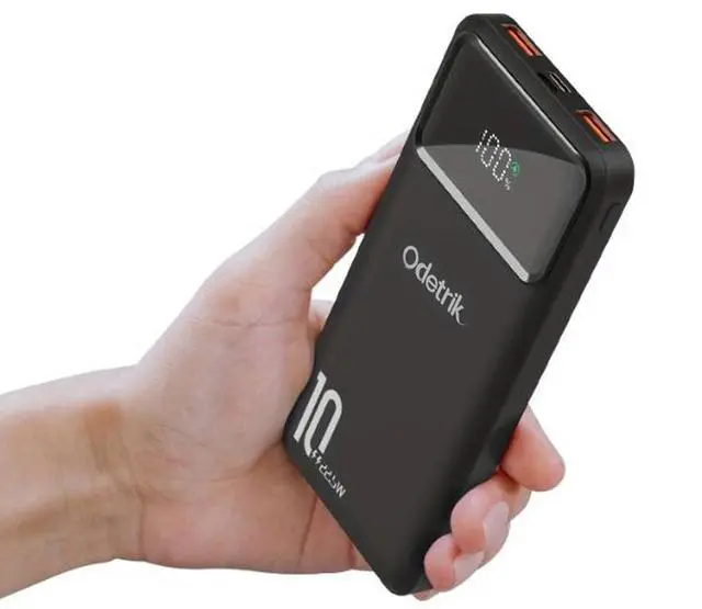Main image of JONKUU 10000mAh Power Bank Portable Charger PD 22.5W, Battery Pack For Heated Vest And Jackets, USB-C Input/Output Phone Charger For Mobile Phone, Heated Clothes, Smartphones, Tablets, Smartwatches