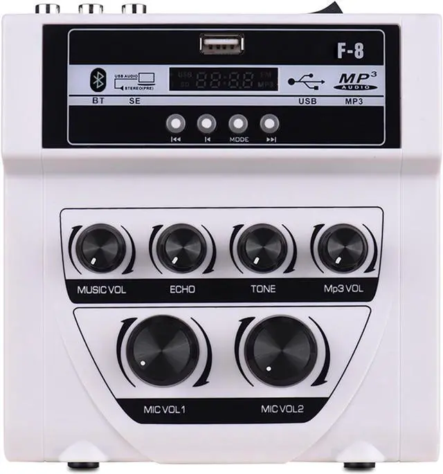 Main image of COKYISS MF8 Small Multi-Functional Microphone Sound Mixer Supports Wireless Connection with Recording Function MP3 Playback and Mobile Power Supply