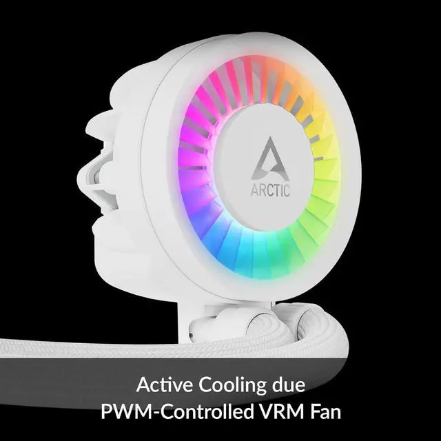 Alt view image 6 of 7 - ARCTIC Liquid Freezer III 360 A-RGB - Water Cooling PC, All-in-One CPU AIO Water Cooler, efficient PWM-Controlled Pump, Fan: 200-1800 RPM, LGA1851 and LGA1700 Contact Frame