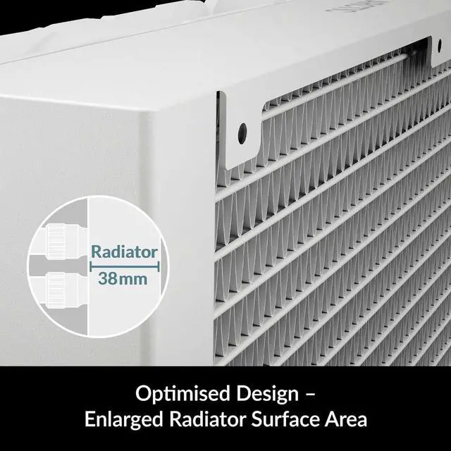 Alt view image 7 of 7 - ARCTIC Liquid Freezer III 360 A-RGB - Water Cooling PC, All-in-One CPU AIO Water Cooler, efficient PWM-Controlled Pump, Fan: 200-1800 RPM, LGA1851 and LGA1700 Contact Frame