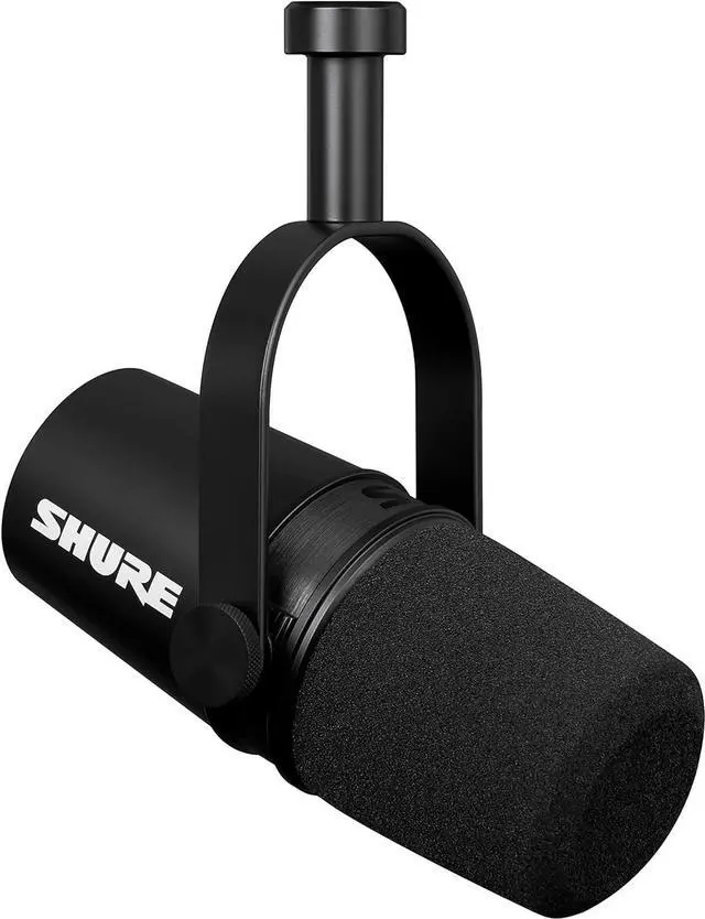 Main image of Shure MV7X XLR Podcast Microphone - Pro Quality Dynamic Mic for Podcasting & Vocal Recording, Voice-Isolating Technology, All Metal Construction, Mic Stand Compatible, Optimized Frequency - Black