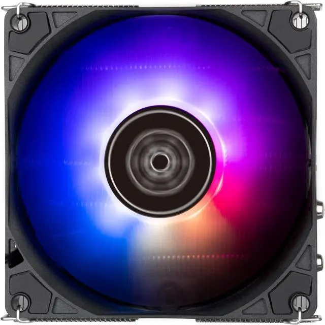 Alt view image 2 of 7 - SilverStone Technology Hydrogon H90 ARGB - Horizontal CPU Cooler with 4 Heat-Pipes and 92mm PWM ARGB Fan, Intel LGA 2066/2011/1700/1200/115x & AMD Socket AM4, SST-HYH90-ARGB