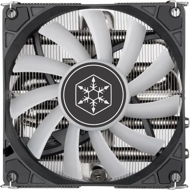 Alt view image 3 of 7 - SilverStone Technology Hydrogon H90 ARGB - Horizontal CPU Cooler with 4 Heat-Pipes and 92mm PWM ARGB Fan, Intel LGA 2066/2011/1700/1200/115x & AMD Socket AM4, SST-HYH90-ARGB