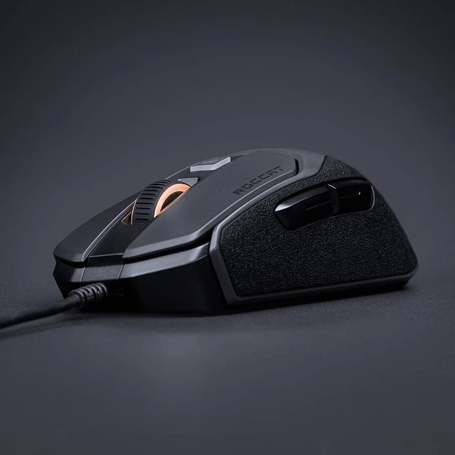 Alt view image 6 of 6 - ROCCAT Kain 100 Aimo RGB PC Gaming Mouse - Black