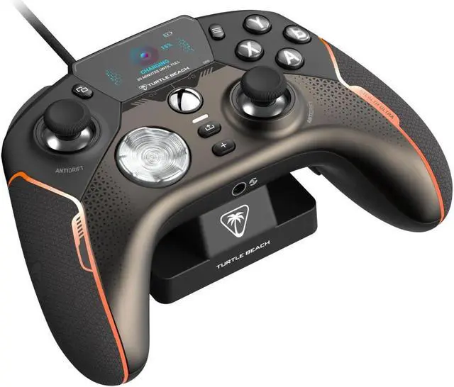 Alt view image 5 of 6 - Turtle Beach Stealth Ultra High-Performance Wireless Gaming Controller Licensed for Xbox Series X|S, Xbox One, Windows PC & Android  LED Dashboard, Charge Dock, RGB Lighting, 30-Hr Battery, Bluetooth