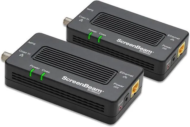 Main image of Screenbeam Bonded MoCA 2.0 Network Adapter for High Speed Internet, Ethernet Over Coax - Starter Kit (Model: ECB6200K02)