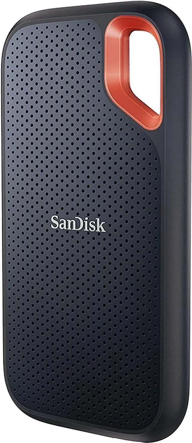 Main image of SanDisk 2TB Extreme Portable SSD - Up to 1050MB/s, USB-C, USB 3.2 Gen 2, IP65 Water and Dust Resistance, Updated Firmware - External Solid State Drive - SDSSDE61-2T00-G25