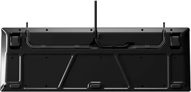 Alt view image 13 of 14 - SteelSeries Apex 5 Hybrid Mechanical Gaming Keyboard  Per-Key RGB Illumination  Aircraft Grade Aluminum Alloy Frame  OLED Smart Display (Hybrid Blue Switch)