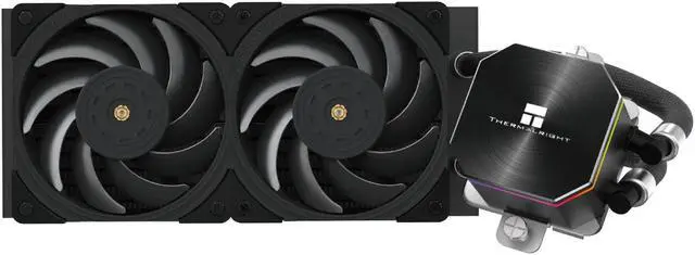 Main image of Thermalright Frozen Edge 240 Black CPU Water Cooler with PWM Fans, Pump Speed is 3300RPM,S-FDB Bearing, for AMD AM4/AM5,Intel LGA1150/1155/1200/1700/2011(FE240 Black)