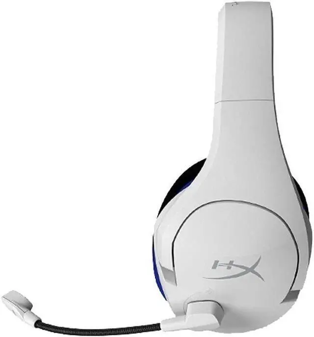 Alt view image 4 of 5 - HyperX HHSS1C-KB-WT/G Cloud Stinger Core  Wireless Gaming Headset, for PS4, PS5, PC, Lightweight, Durable Steel Sliders, Noise-Cancelling Microphone - White