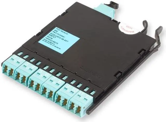 Main image of Corning ECM-UM12-05-93T 12-Fiber Pretium Edge Module, LC Duplex to Pinned MTP 50um, SX+ OM3