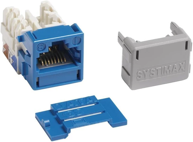 Main image of CommScope MGS400-318 Systimax GigaSpeed Cat6 Modular Jack, Blue, Part # 700206758