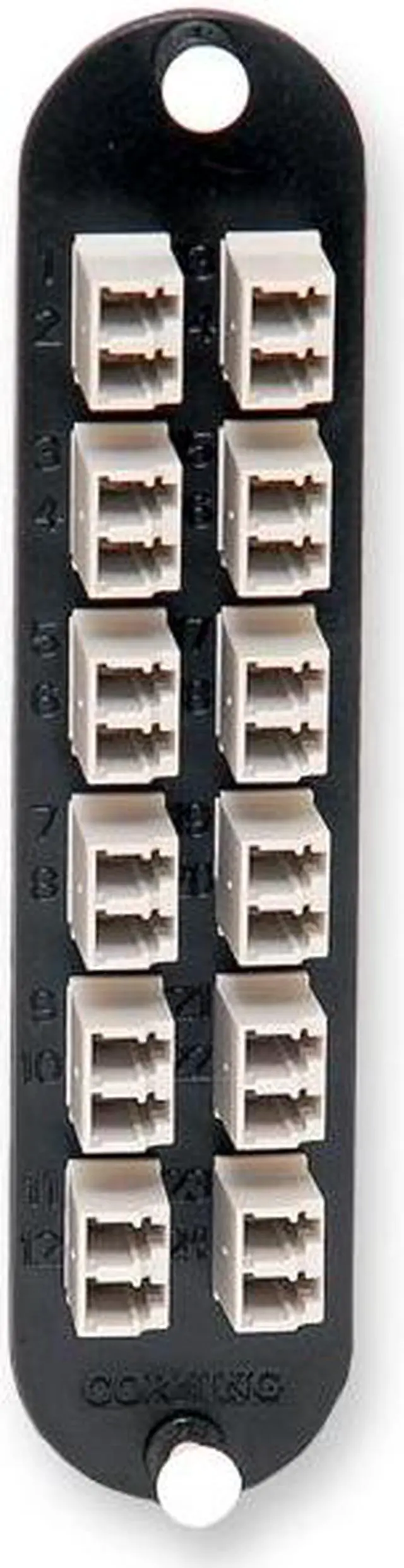 Main image of Corning - CCHCP24A8 - Corning CCH-CP24-A8 Network Patch Panel - 24 x LC Duplex - 24 Port(s) - 24 x RJ-11 - 24 x Duplex