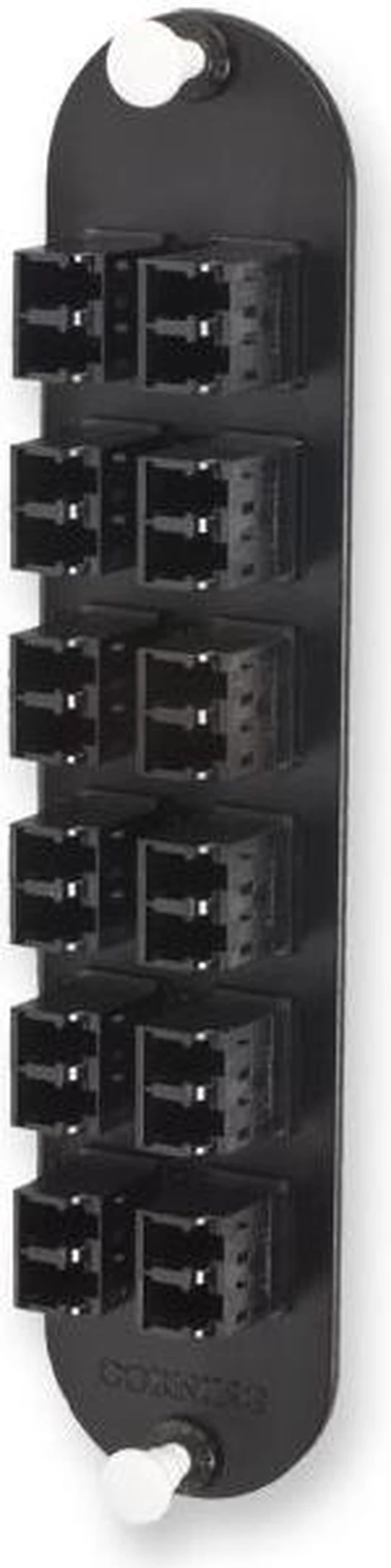 Main image of Corning CCH-CP24-D3 Closet Connector Housing Panel with 12 LC Duplex OM2 Multimode 50um Adapters