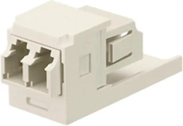 Main image of Panduit CMDSCIW Mini-Com SC Duplex Fiber Optic Coupler Module / Adapter, Off-White