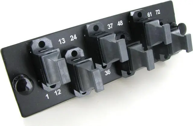 Alt view image 3 of 4 - Panduit FAPH6W12BLMTP 72-Fiber Opticom Horizontal Fiber Optic Adapter Panel, MTP/MPO
