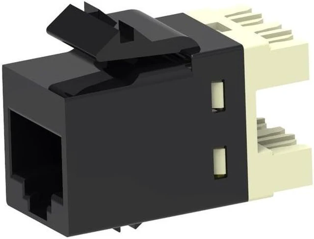 Commscope USL10G-BLK Uniprise SL-Series RJ45 Cat6a Jack, Black ...