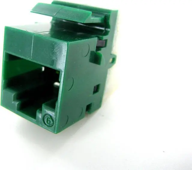 Main image of Siemon MX6-K07 Cat6 RJ45 Keystone Modular Jack, Green