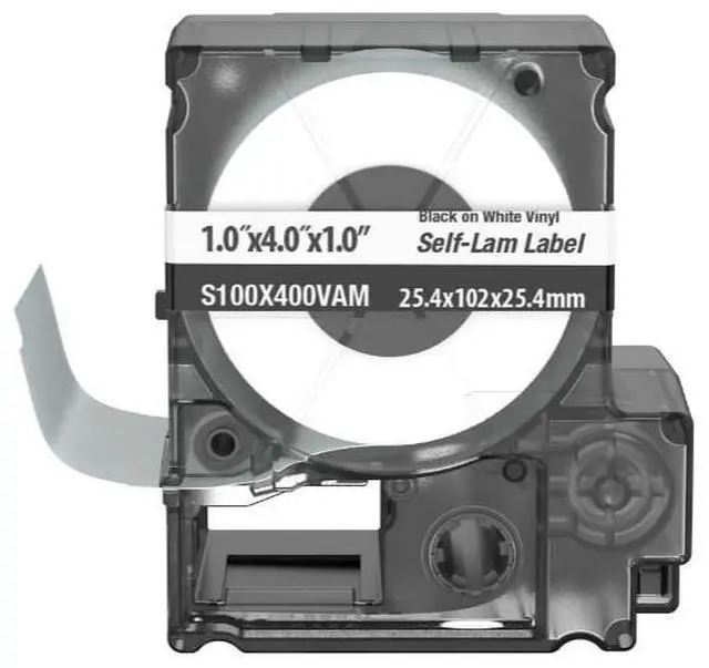 Main image of Panduit S100X400VAM MP Label Cassette, Self Laminating Labels, Vinyl