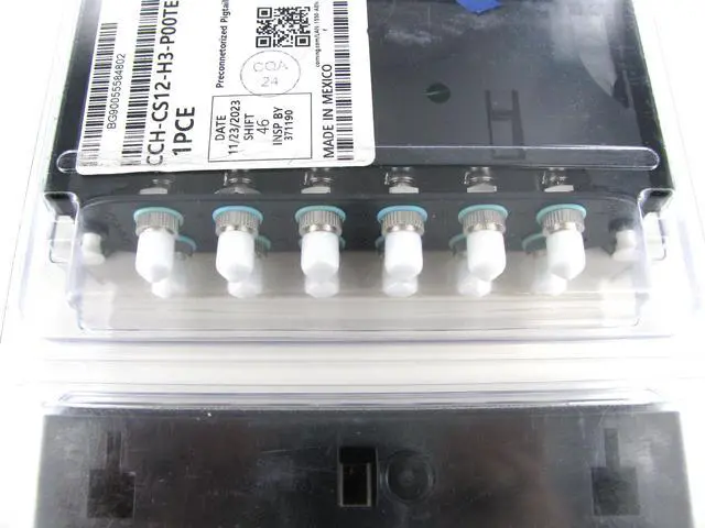 Alt view image 4 of 5 - Corning CCH-CS12-H3-P00TE Pigtailed Splice Cassette, 12 Fiber, ST Aqua 50um Multimode OM3