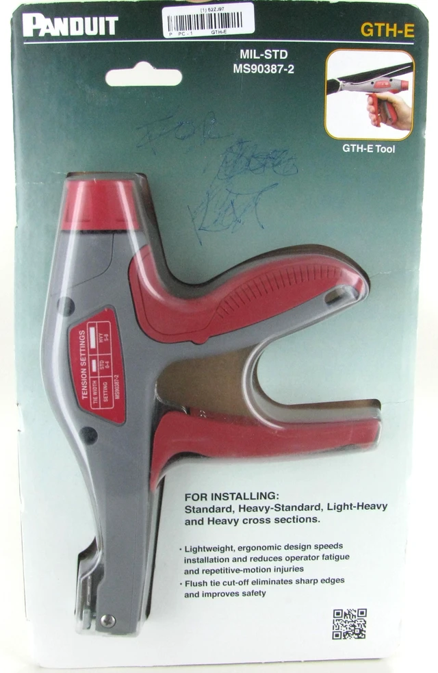 Alt view image 2 of 4 - Panduit GTH-E Ergonomic Hand Operated Cable Tie Installation Tool