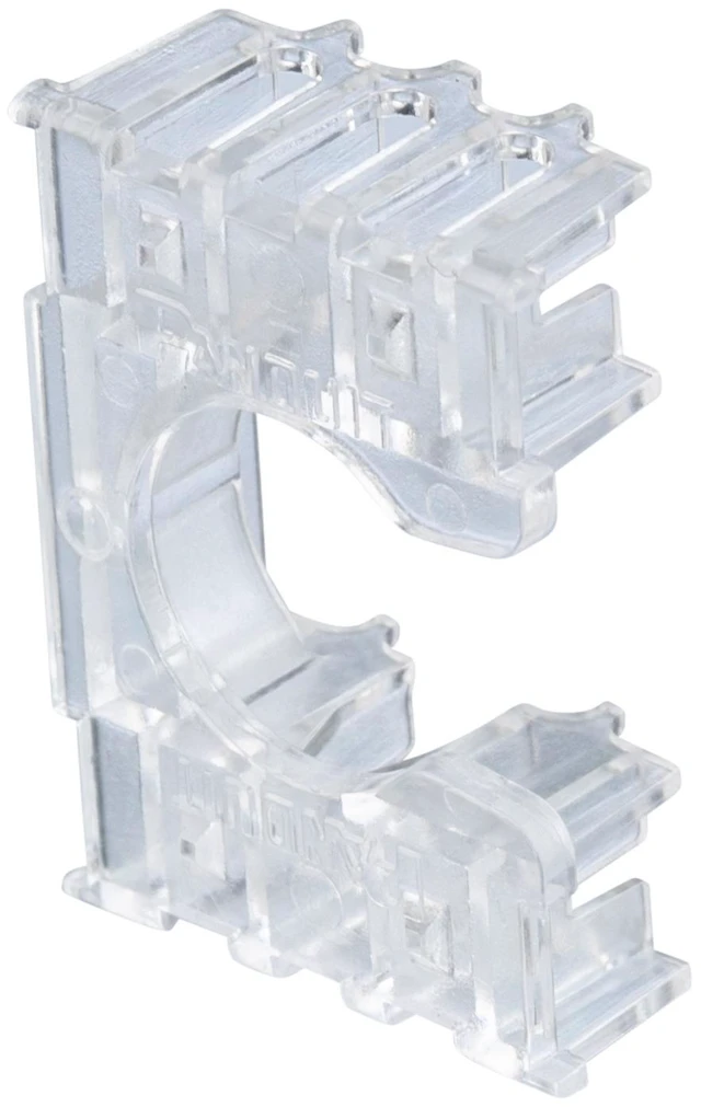 Alt view image 4 of 7 - Panduit DRWCIW-24 DataPatch Punchdown Replacement Wire Caps Clear 24-Pack