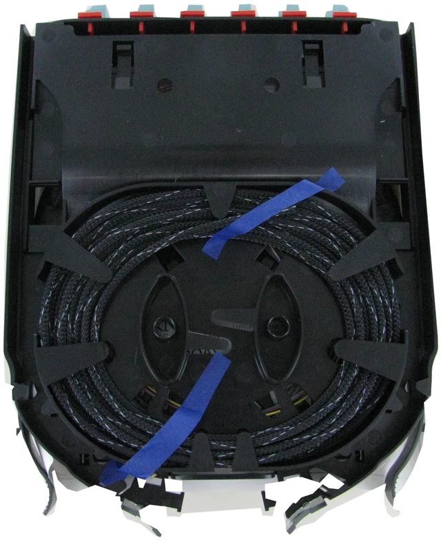 Alt view image 3 of 7 - Corning CCH-CS12-E4-P00TE Splice Cassette, 12 Fiber, LC Duplex Multimode 50 OM3