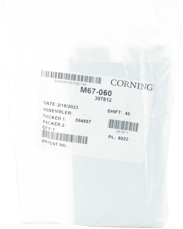 Alt view image 2 of 6 - Corning M67-060 12-Fiber RTV Fiber Optic Fusion Splice Tray Type 2R Metal