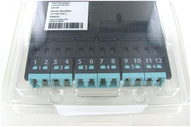 Alt view image 6 of 7 - Corning ECM-UM12-05-93Q 12-Fiber Pretium Edge Module LC Duplex to MTP