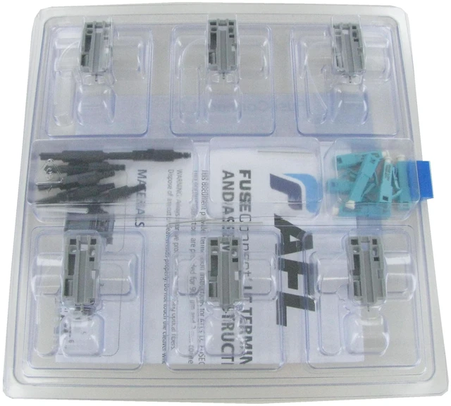 Alt view image 3 of 4 - AFL FUSE-LC9M50L-6 Splice-on LC OM3/OM4 Fiber Optic Connector, 6-Pack