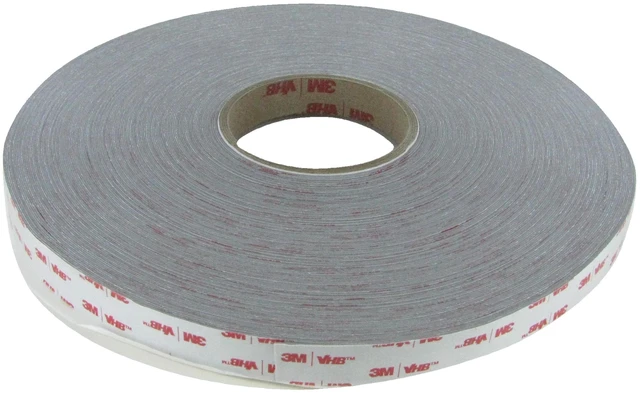 Alt view image 2 of 7 - 3M VHB 4936 Double Sided Acrylic Foam Tape 3/4 inch x 72 Yards Gray 24384