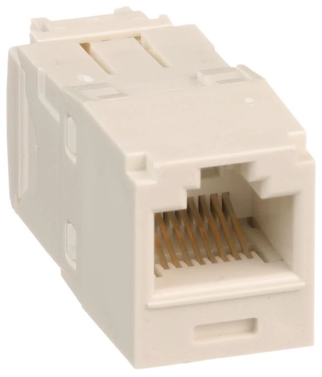 Alt view image 3 of 4 - Panduit CJ688TGIW Snap In Connector, Mini-Com, TX6 PLUS UTP, Cat 6, Off White