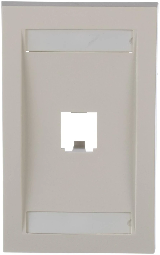 Main image of Panduit CFPE1IWY 1-Socket Faceplate / Network Wall Plate