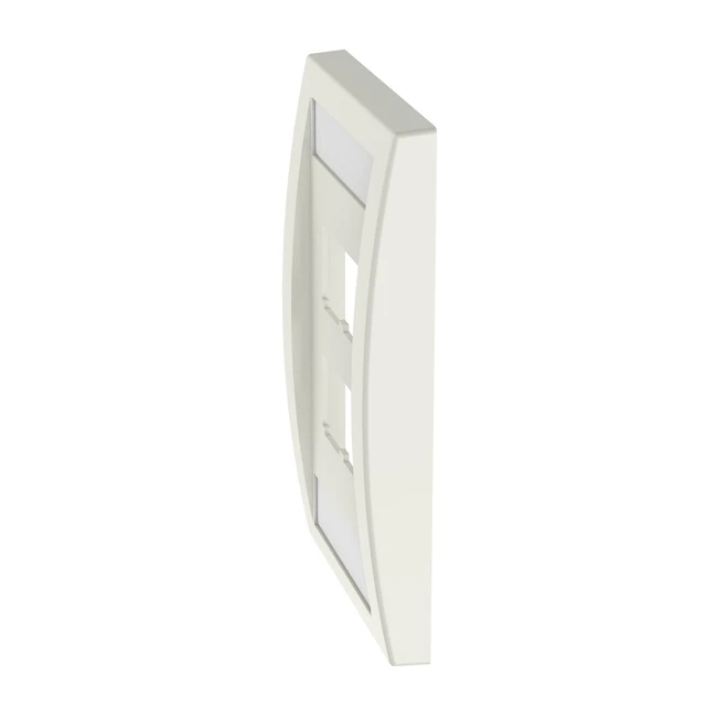 Alt view image 2 of 4 - Panduit CFPE4IWY Mini-Com 4 Sockets Single Gang Faceplate / Network Wall Plate