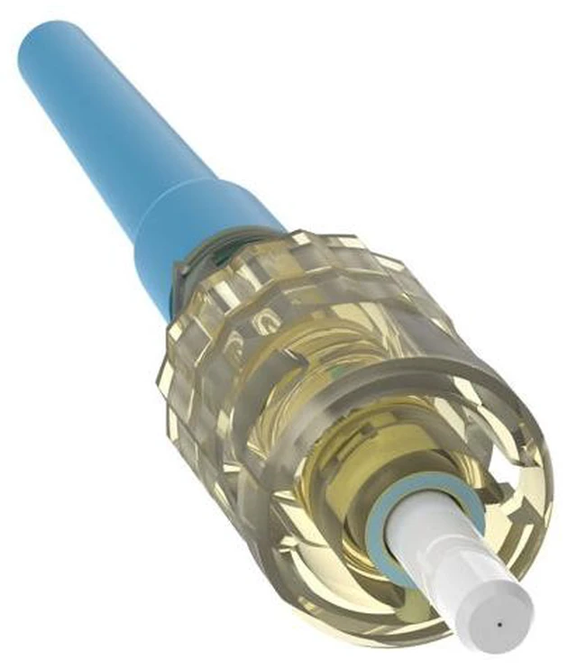 Alt view image 4 of 4 - Panduit FST2SCBU OptiCam ST2 Fiber Optic Connector, Single-Mode OS2 9/125µm, 900µm Tight Buffered, Pre-Polished Zirconia Ferrule, Blue Boo