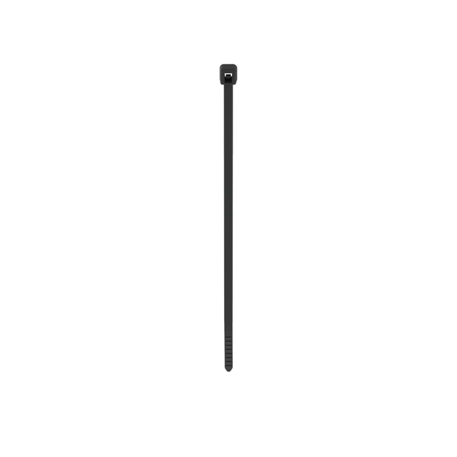 Alt view image 2 of 5 - Panduit PLT1M-M00 Pan-Ty Cable Tie, Miniature, Weather Resistant Nylon, 3.9-Inch Length, Black, 1000 PK