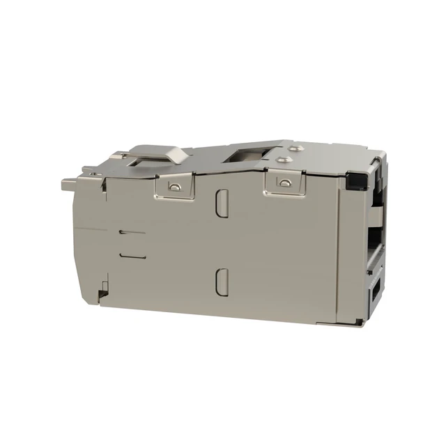 Alt view image 3 of 4 - Panduit CJS5E88TGY Category-5E 8-Wire TG-Style Shielded Jack Module, Black