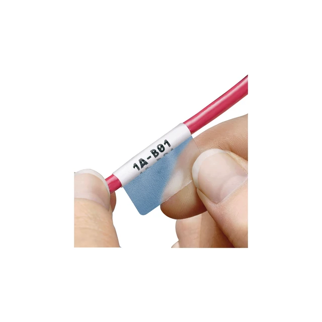 Alt view image 2 of 5 - Panduit S100X650VATY-NOS Thermal Transfer Self-Laminating Labels, 1" W x 6.5" L, 1.5" Print-On Height, White, 1000 Labels Per Roll