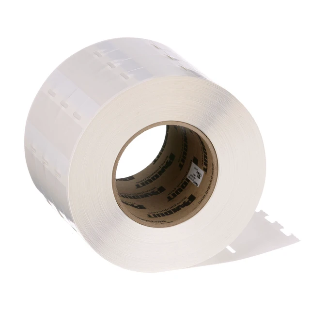 Alt view image 4 of 5 - Panduit S100X650VATY-NOS Thermal Transfer Self-Laminating Labels, 1" W x 6.5" L, 1.5" Print-On Height, White, 1000 Labels Per Roll