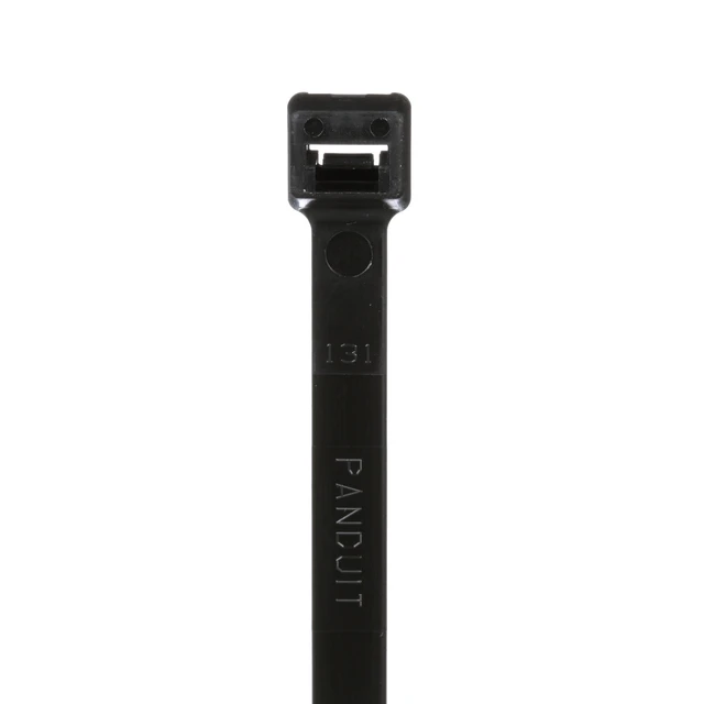 Alt view image 2 of 4 - Panduit PLT3H-L0 Pan-Ty Weather Resistant Nylon Cable Ties, Light-Heavy Cross Section, 11.4" Length, Black, Pack of 50