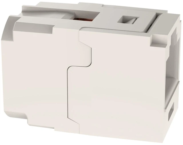 Alt view image 10 of 10 - Panduit CC688IW Mini-Com Cat6 RJ45 Ethernet Coupler Module, 8P8C