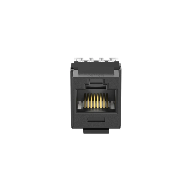 Alt view image 2 of 4 - Panduit NK6X88MBL NetKey Cat6a RJ45 Ethernet UTP Keystone Punchdown Jack Module, Black