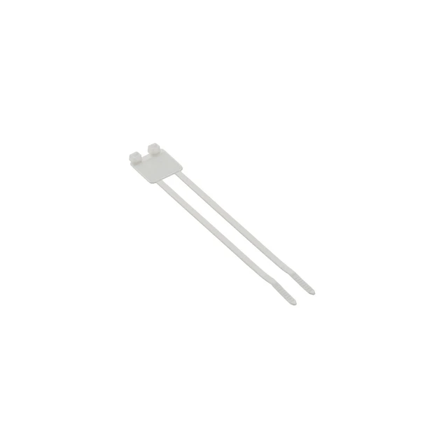 Alt view image 2 of 3 - Panduit PL2M2S-D Pan-Ty Write-On Wrap Marker Cable Tie, PA6.6, 7.4 Inch White, 50 lb Strength, 500 PK