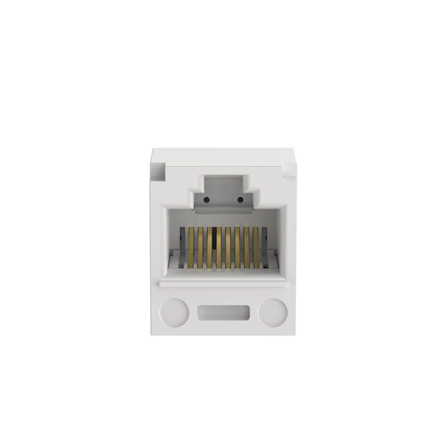 Alt view image 2 of 4 - Panduit Jack,Mini Com,Cat 5e,White CJ5E88TWH