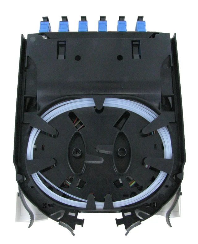 Alt view image 3 of 7 - Corning CCH-CS12-59-P00RJ 12F SC UPC Duplex OS2 Ribbon Fiber Optic Splice Cassette