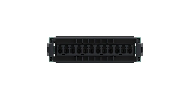 Alt view image 4 of 7 - CommScope 360DPIS-12LC-LS 12-Port LC/UPC OM4 Fiber Adapter Pack Aqua 760230938